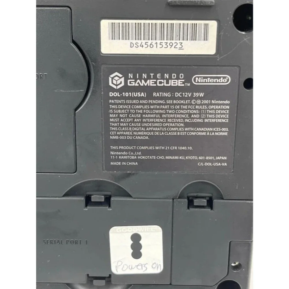 Nintendo GameCube Console Bundle with Controller, Memory Cards, and Game